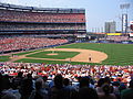 Spiel der Mets gegen die Cincinnati Reds im Juli 2007