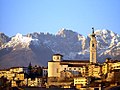 Belluno, chef-lieu sur les montagnes, c'est la porte d'entrée des dolomites.