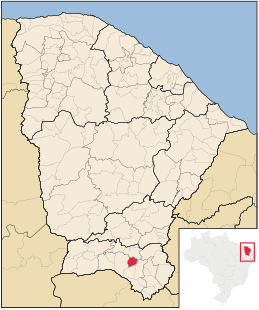 Location of Juazeiro do Norte