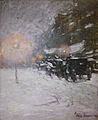 Childe Hassam, Winter, Midnight, 1894