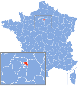 Kart over Seine-Saint-Denis