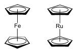 Staggered ferrocene and eclipsed ruthenocene (*)