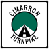 Cimarron Turnpike marker