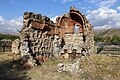 Ruins of a 4th-century [citation needed] single-aisle chapel at the west side of the Garni cemetery