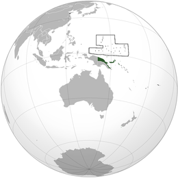 Nuova Guinea tedesca - Localizzazione