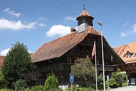 Old school house building