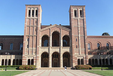 Royce Hall, at UCLA, inspired by The Basilica of Sant'Ambrogio in Milan, Italy. see above