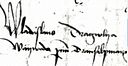 Assinatura de Vlad III • Vlad Țepeș