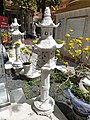 A stone lantern in Bửu Thắng Temple, HCMC, Vietnam