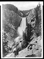 Lower Yellowstone Falls, Haydenova expedice, 1871