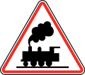 124 Level crossing without barriers or half barriers