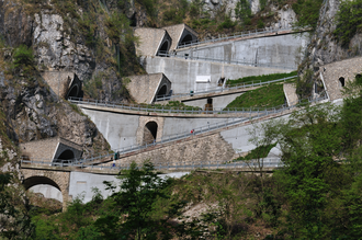 Südseite des Passo San Boldo