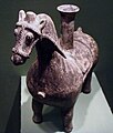 Image 23Terracotta urn in the shape of a horse (Iran, 1000 BCE) at the Lyndon B. Johnson Presidential Library (from Domestication of the horse)