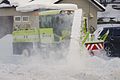 歩道用ロータリー除雪車