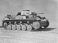 Zsákmányolt Pz. II az első el-alameini csatában (1942).