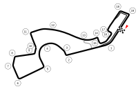 Layout of Sochi Autodrom