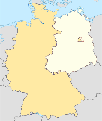 NORTHAG wartime structure in 1989 is located in Cold War Germany
