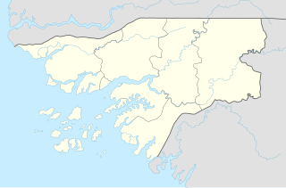 Bissau trên bản đồ Guinea-Bissau