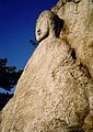 Будда, висічений в камені (гора Намсан біля Кьонджу)
