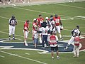 Coin toss at the Chiefs' game at Houston