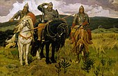 Viktor Vasnetsov, 'Bogatyrar', 1898