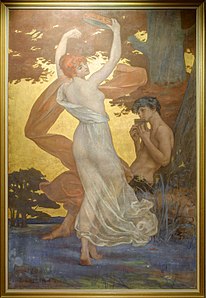 La Danse, Salon de 1881, huile sur toile, 253 x 172 cm; Musée d'art et d'histoire, Belfort, France. Photo : Thomas Bresson