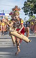 Biak. Tifa drum. By putting the narrow part of the hourglass near the bottom, this drum begins to resemble a goblet drum.