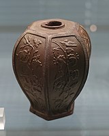 Brown Bottger tea caddy, ~1710