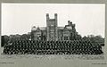 U.S. troops outside Crom Castle during the Second World War