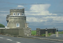Tour Martello, sur la route côtière entre Portmarnock et Malahide, Irlande