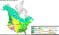 Image 8A map of the bioregions of Canada and the US. (from Ecoregion)