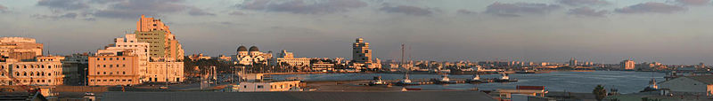 A view of the Benghazi port, 2013