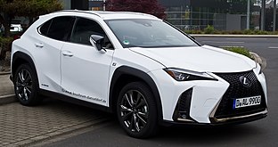 Lexus UX, built on the same platform as the compact (C-segment) Toyota Corolla