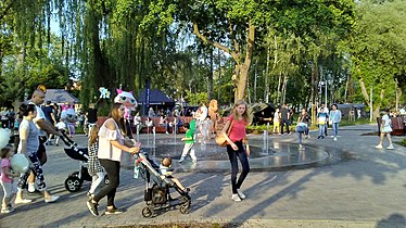 Park „Bulwary” in Polish town Tomaszów Mazowiecki