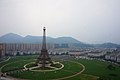 Khu Quang hạ Thiên đô thành, xây dựng từ năm 2007 với bản sao tháp Eiffel