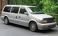 1994–1995 Chrysler Town & Country (woodgrain delete)