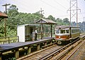 Brill "Bullet" car 203 arriving at the station in 1968