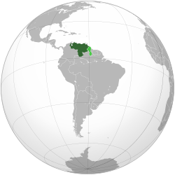 Location o Venezuela