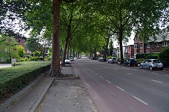 Groenestraat vanaf het oosten gezien