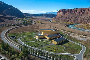 UCA Naryn Campus academic block and dormitories.