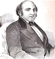 Lithographie représentant Albert Cohn