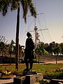 Statue of Francis Light in the Fort of Cornwallis