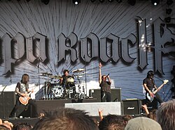 Papa Roach pada tahun 2010