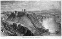 View of Berwick Castle, 1833