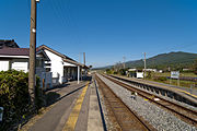 鉄道時代の駅構内（2010年10月）