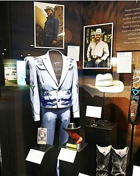 Stage wear for Charley Crockett, Country Music Hall of Fame and Museum (2023)