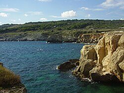 Küste bei Porto Miggiano (Santa Cesarea Terme)