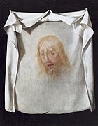 La Santa Faz, de Zurbarán, 1658-1661. Un "trampantojo a lo divino".[35]​