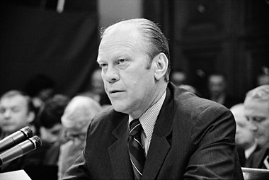 Ford pardons Nixon