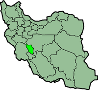 Letak Provinsi Chaharmahal dan Bakhtiari di Iran